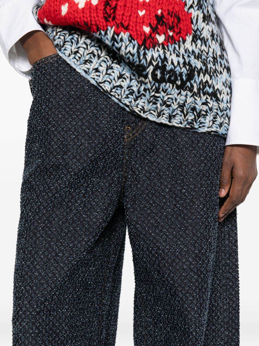 Ganni Jeans Blue Organic Cotton