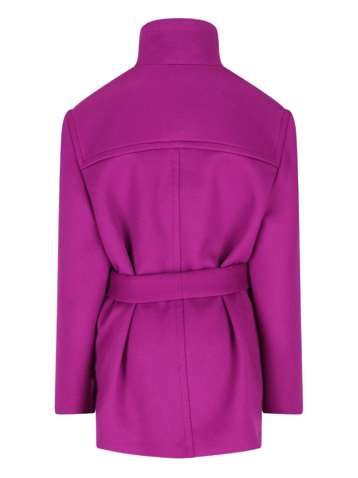 Saint Laurent Coats Purple