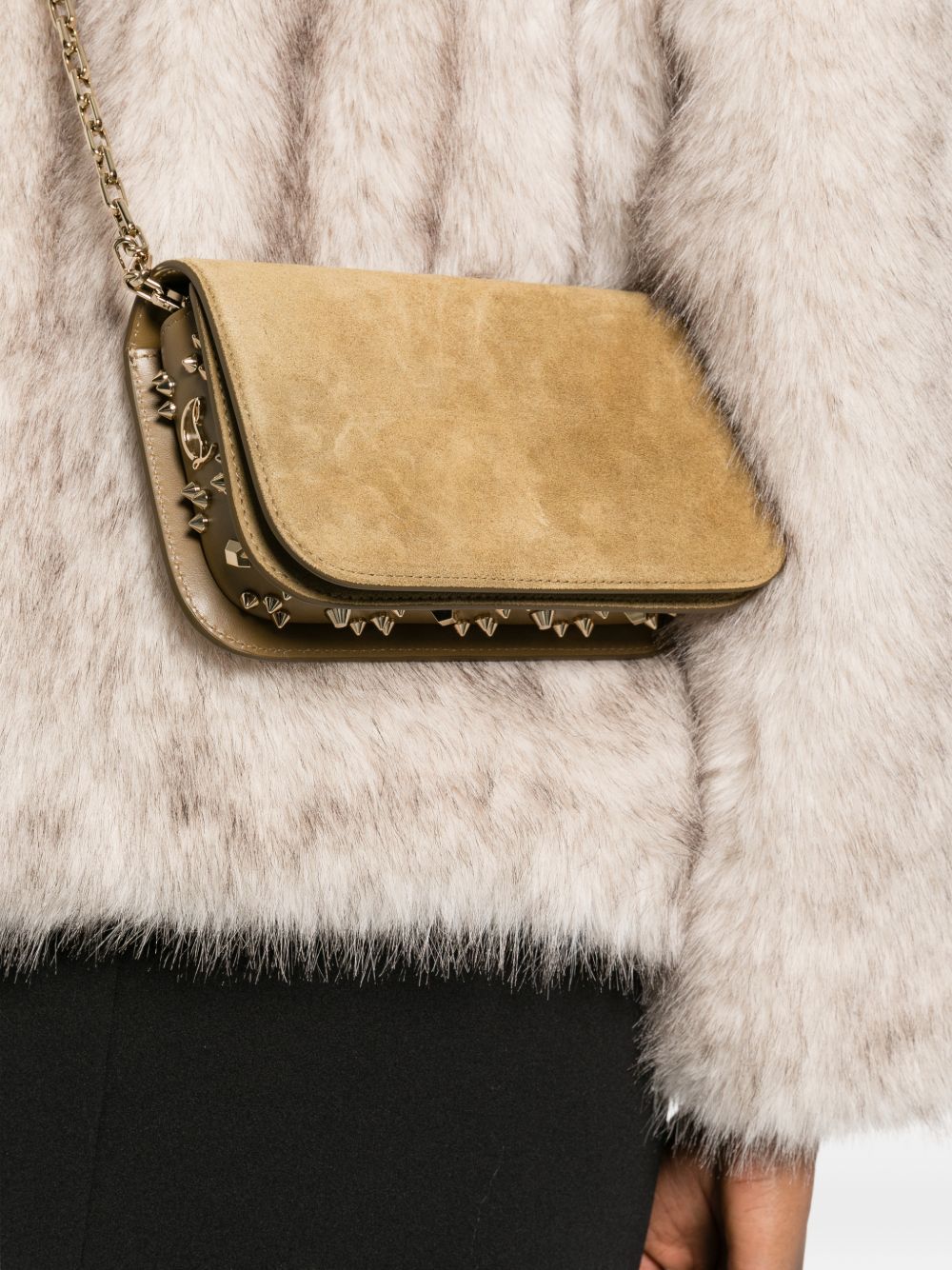 Christian Louboutin Bags Brown Outer: Calf Suede