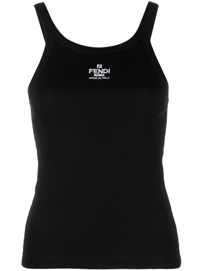 Fendi Top Black Cotton