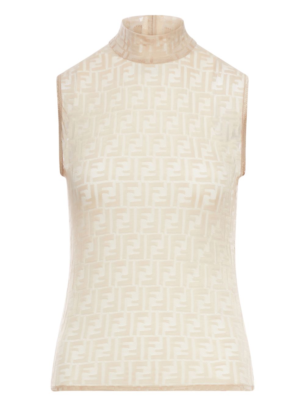Fendi Top White Nylon