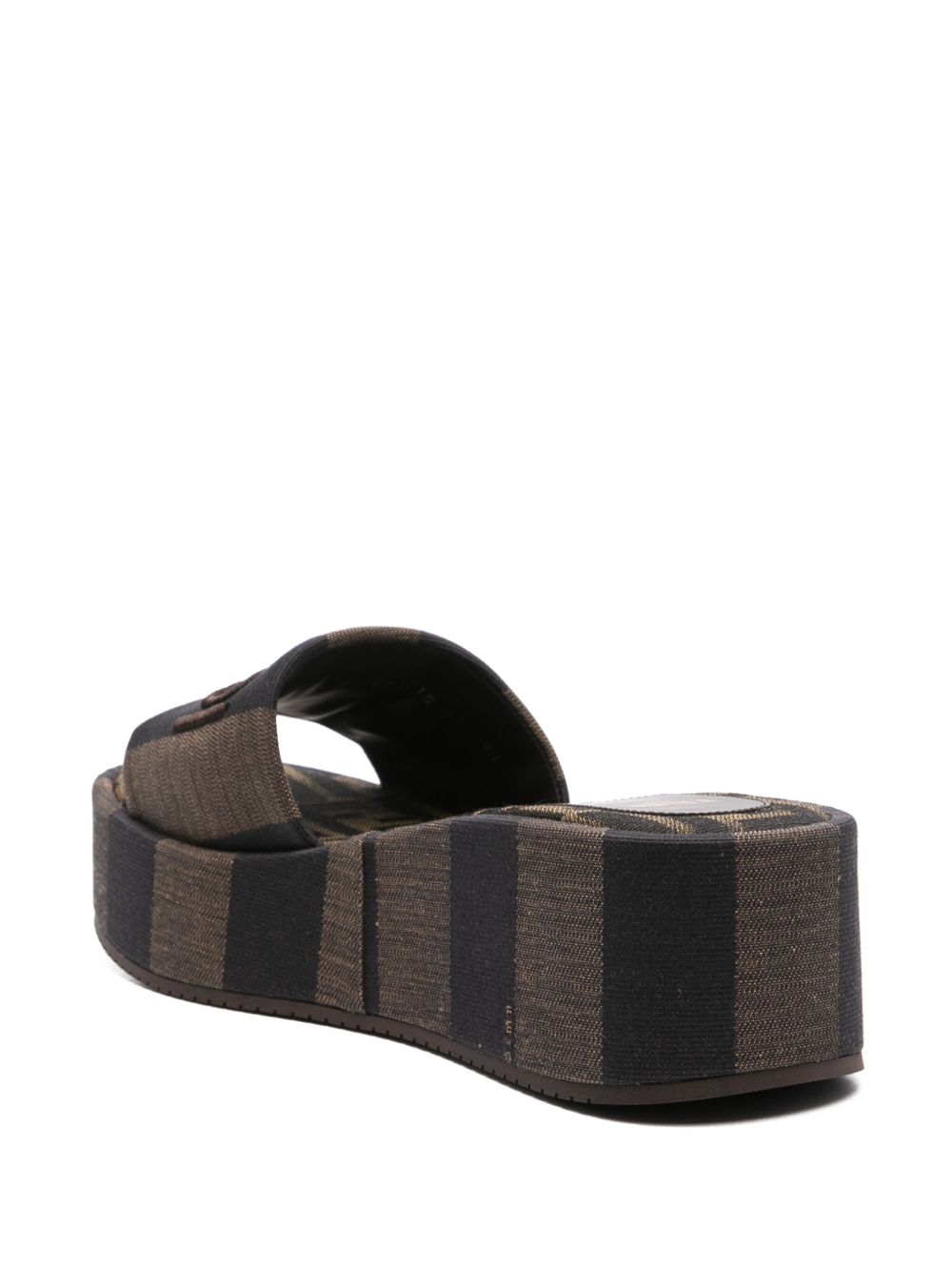 Fendi Sandals Brown Cotton
