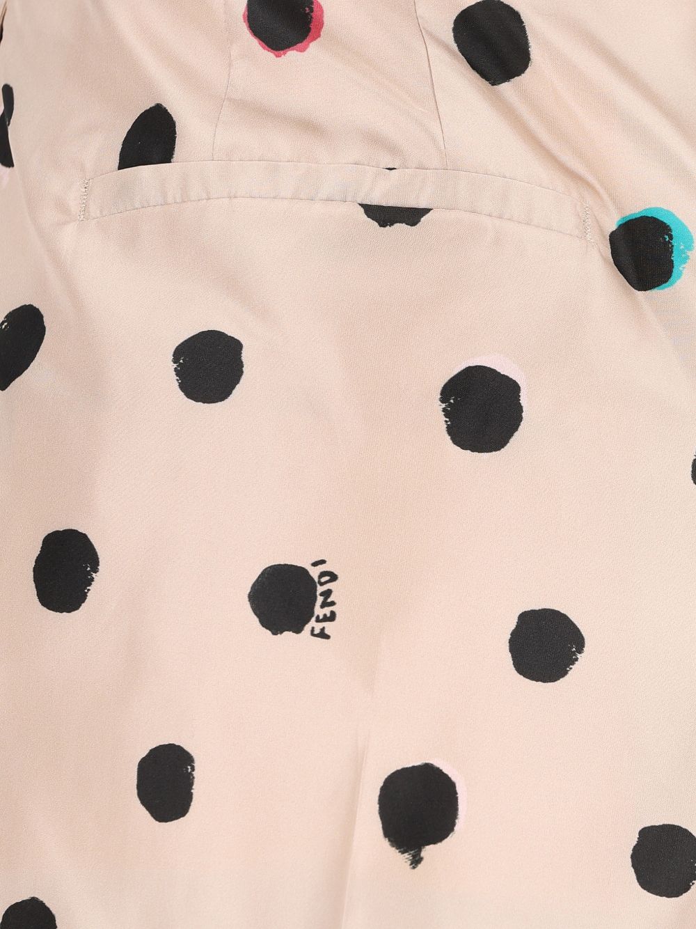 Fendi Shorts White Silk