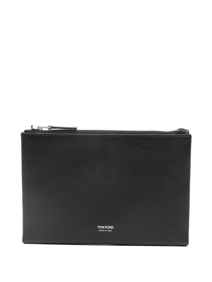 Tom Ford Wallets Black Goat Leather Calf