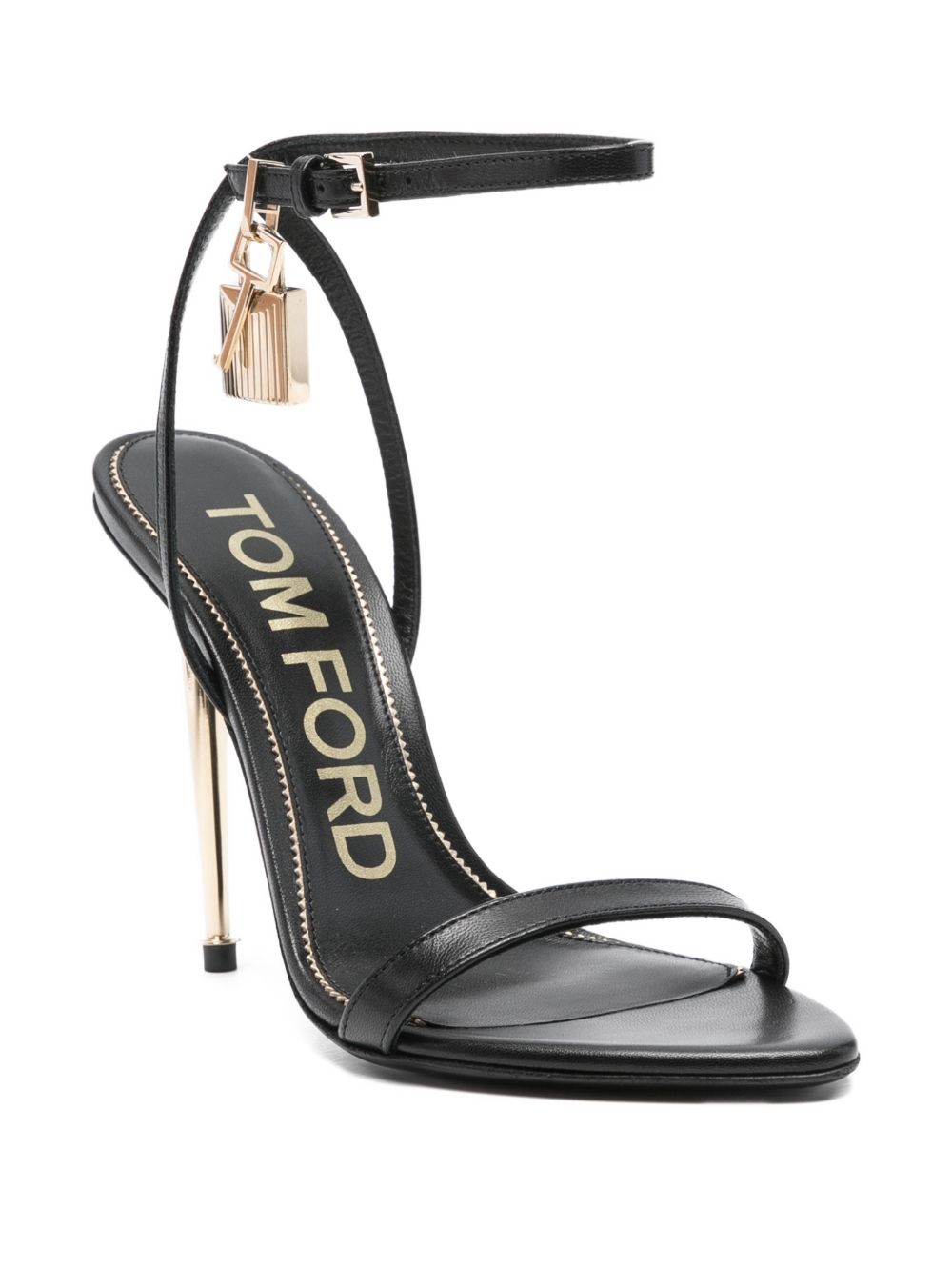 Tom Ford Sandals Black Outer: Calf Leather