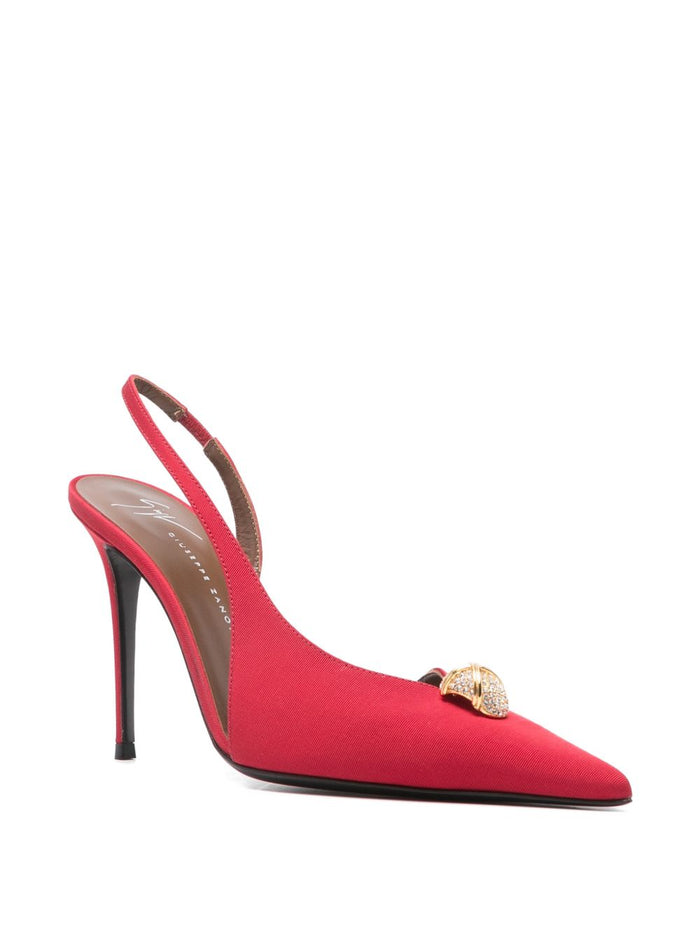 Giuseppe Zanotti With Heel Red Fabric