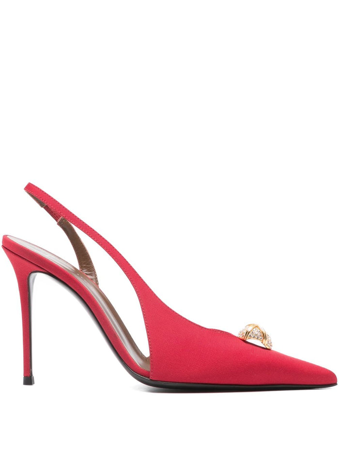 Giuseppe Zanotti With Heel Red Fabric