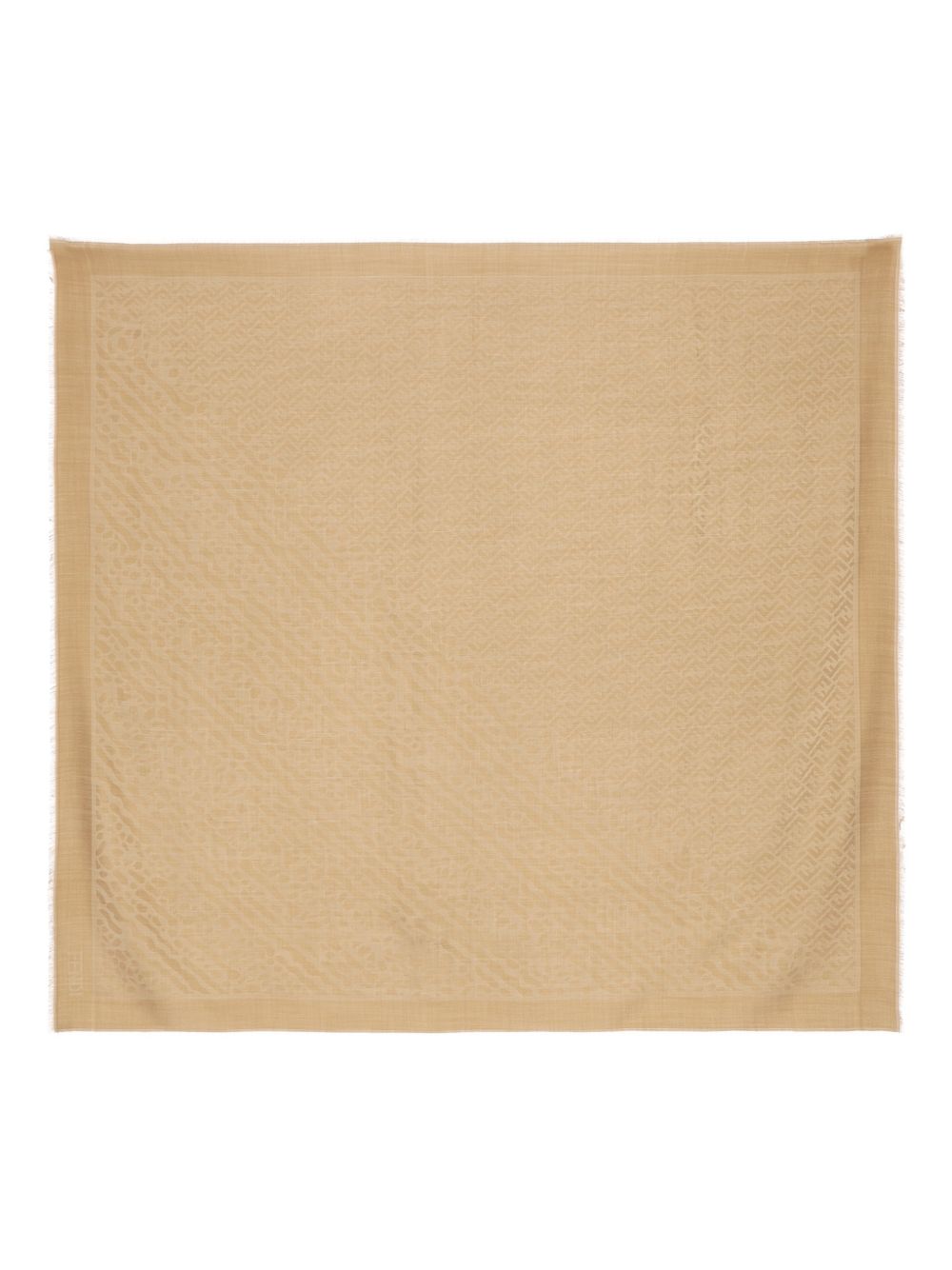 Fendi Scarfs Brown Silk
