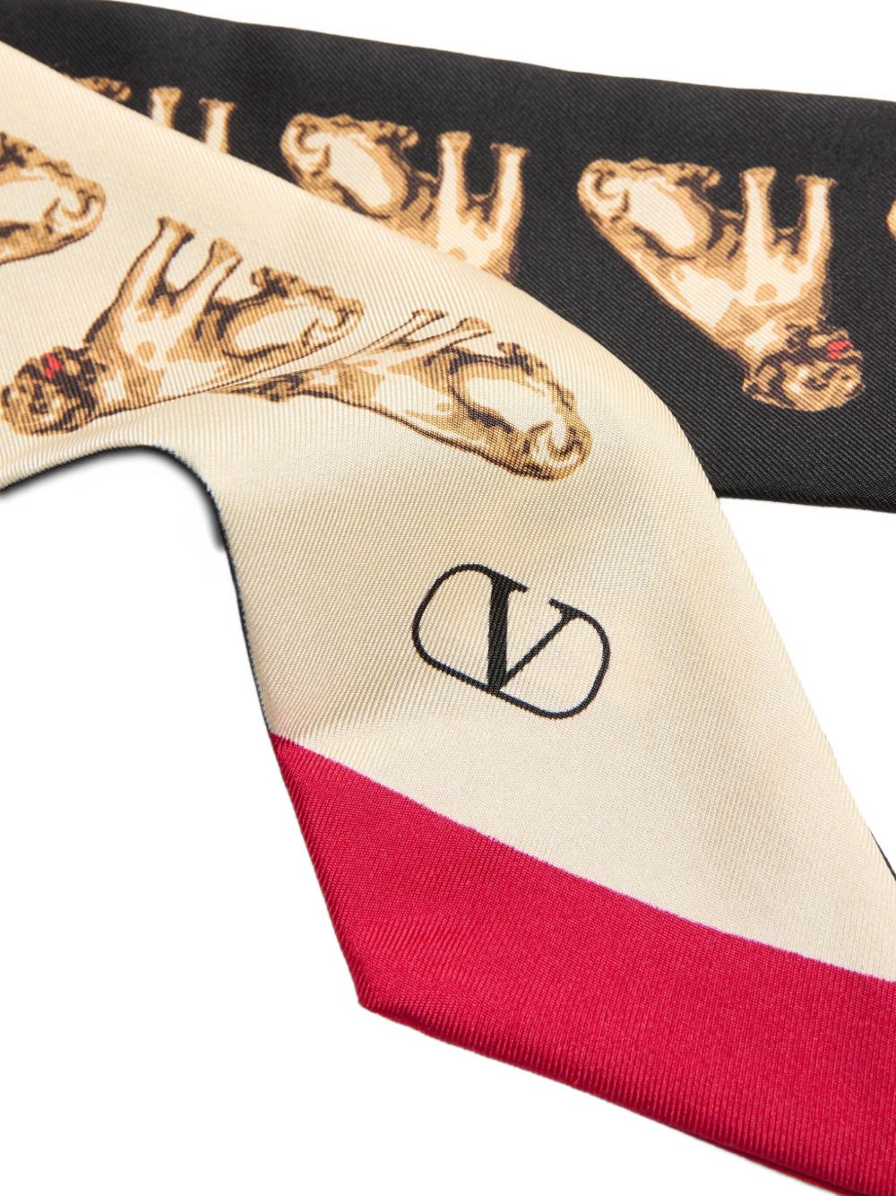 Valentino Garavani Scarfs Black Silk