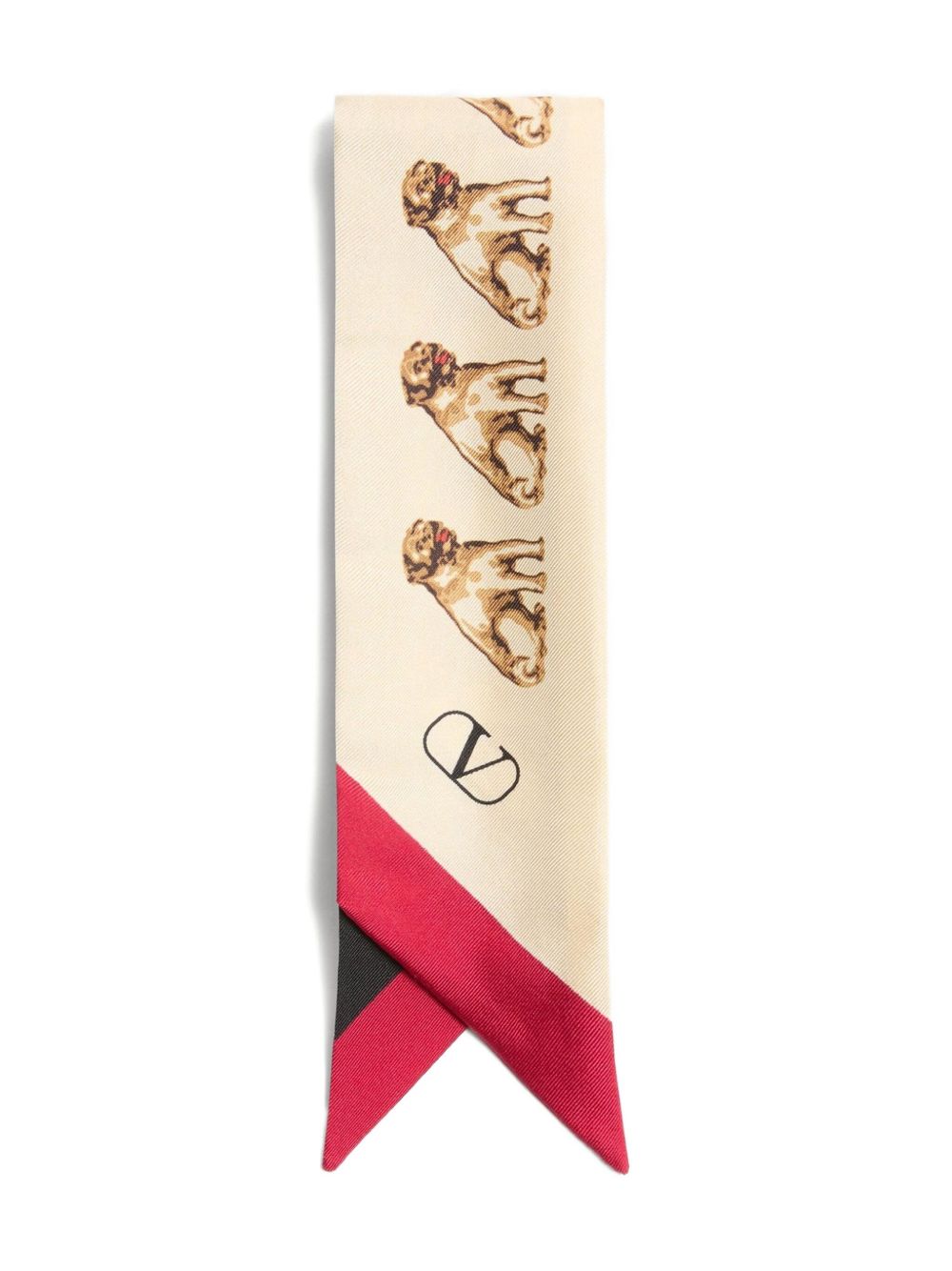 Valentino Garavani Scarfs Black Silk