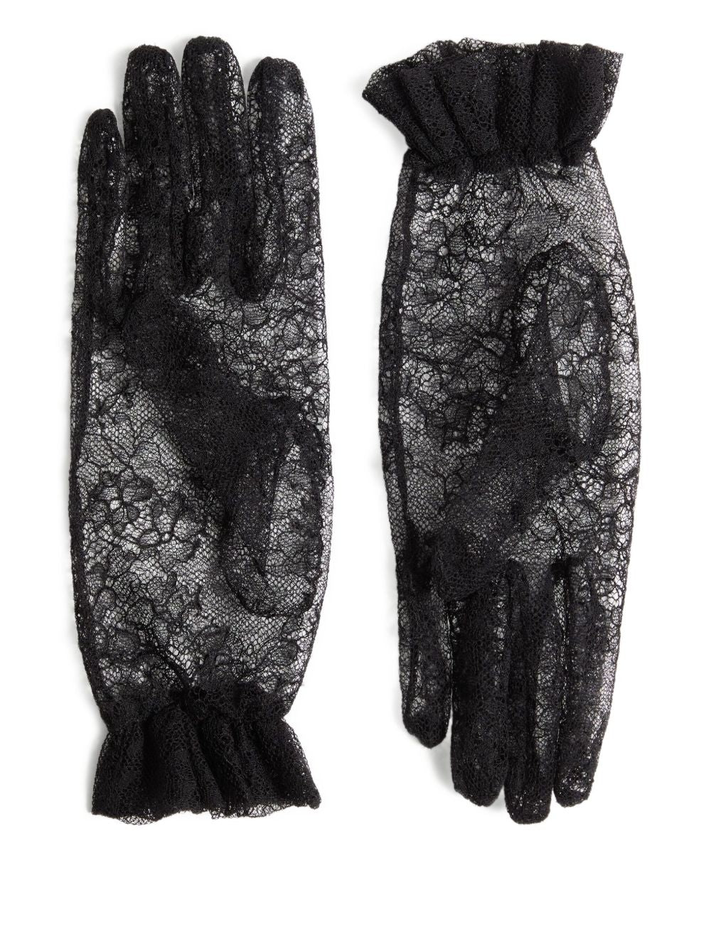 Valentino Garavani Gloves Black Viscose