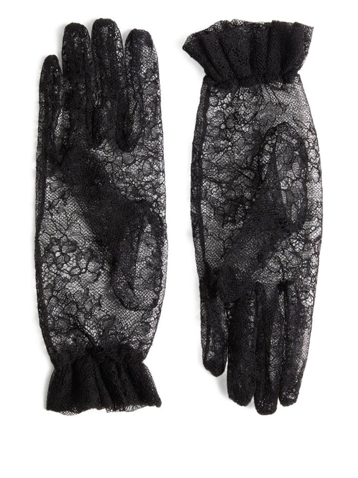 Valentino Garavani Gloves Black Viscose