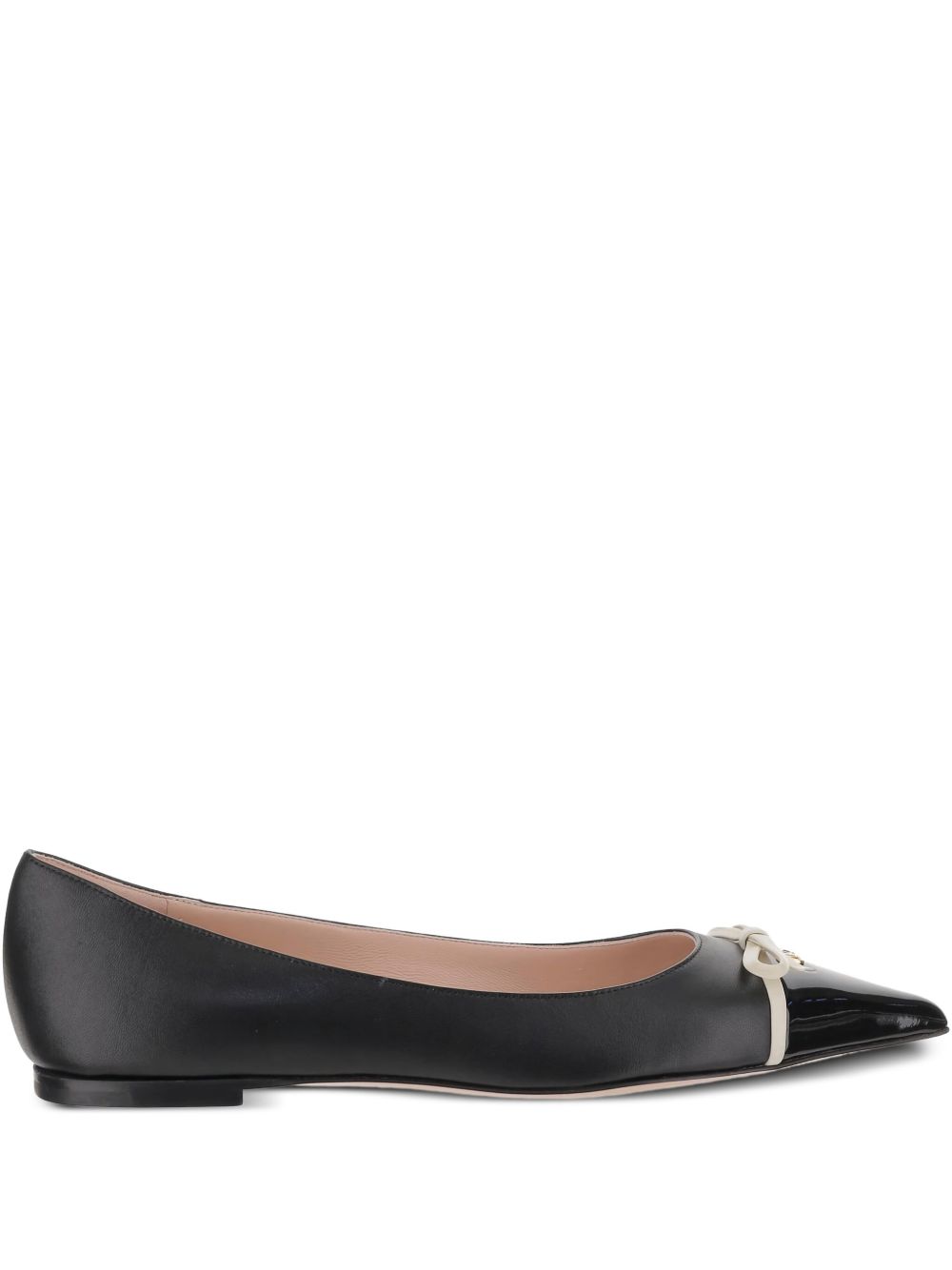Valentino Garavani Flat shoes Black Calf Leather