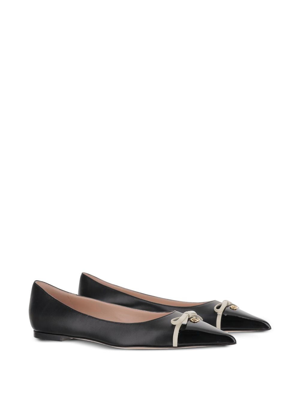 Valentino Garavani Flat shoes Black Calf Leather