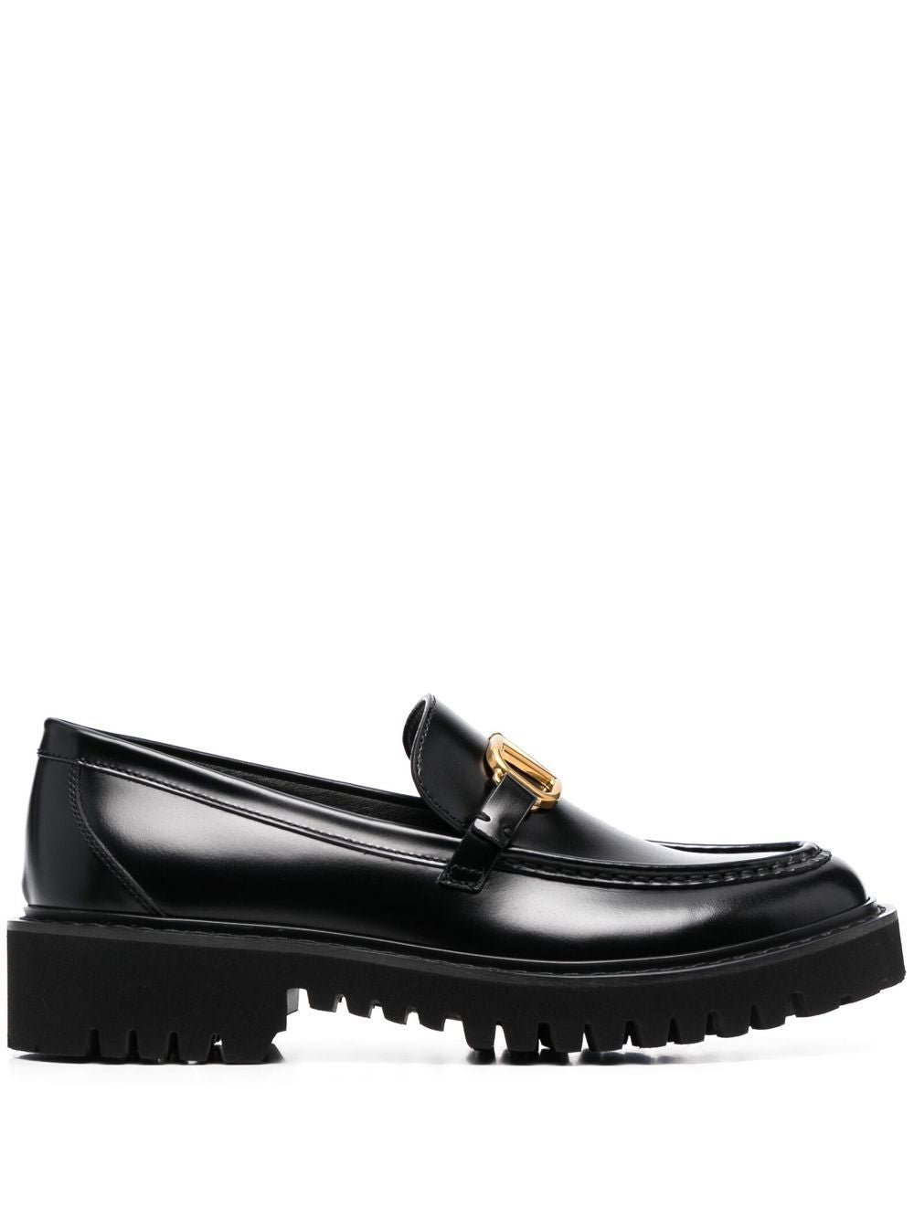 Valentino Garavani Flat Shoes Nero Leather