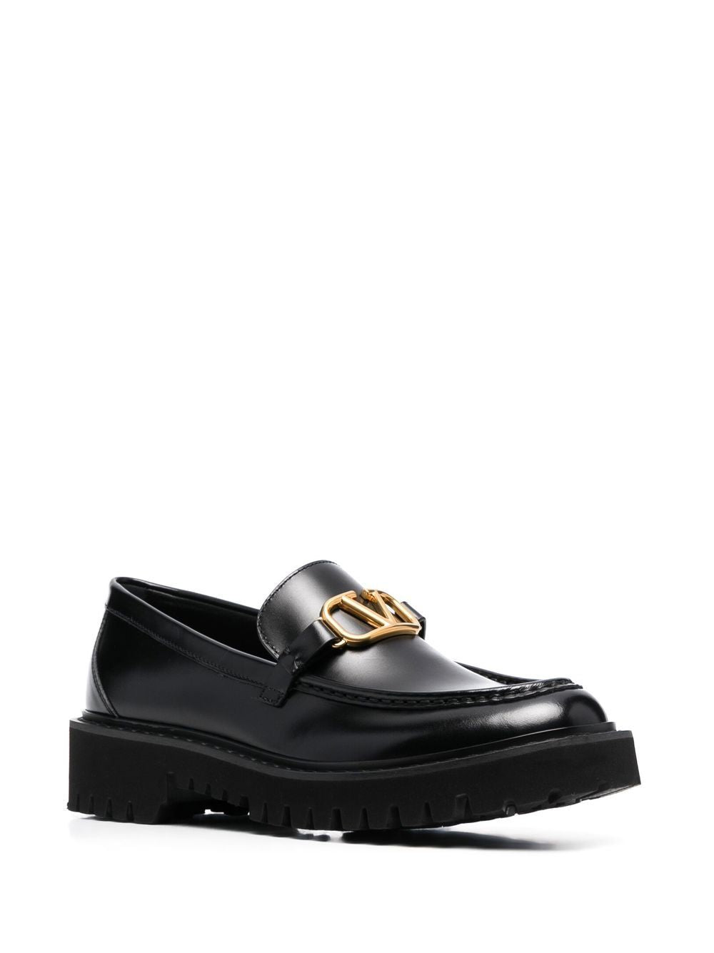 Valentino Garavani Flat Shoes Nero Leather