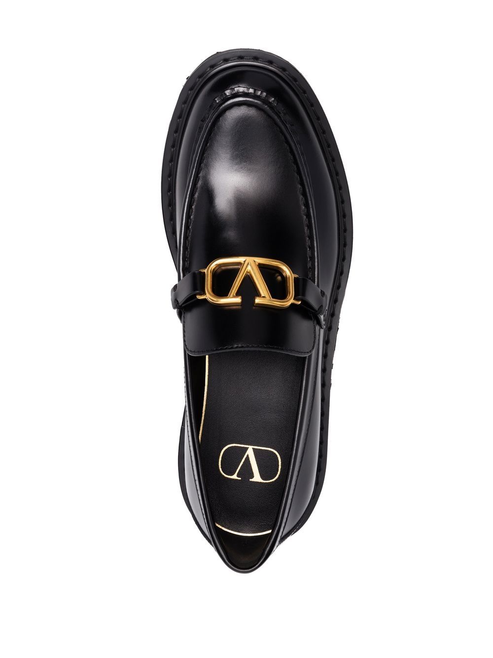 Valentino Garavani Flat Shoes Nero Leather