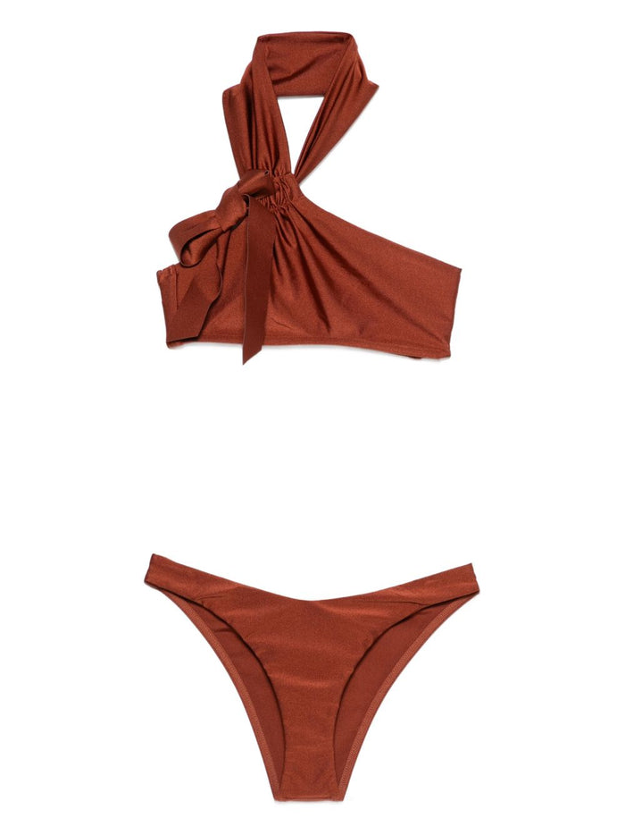 Zimmermann Sea clothing Leather Brown Polyamide Elastane