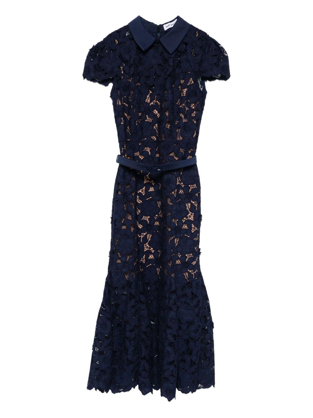 Self-portrait Dresses Blue Polyester