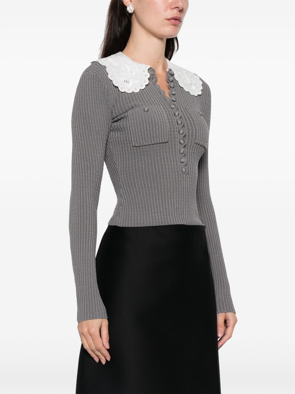 Self-Portrait Sweaters Grigio