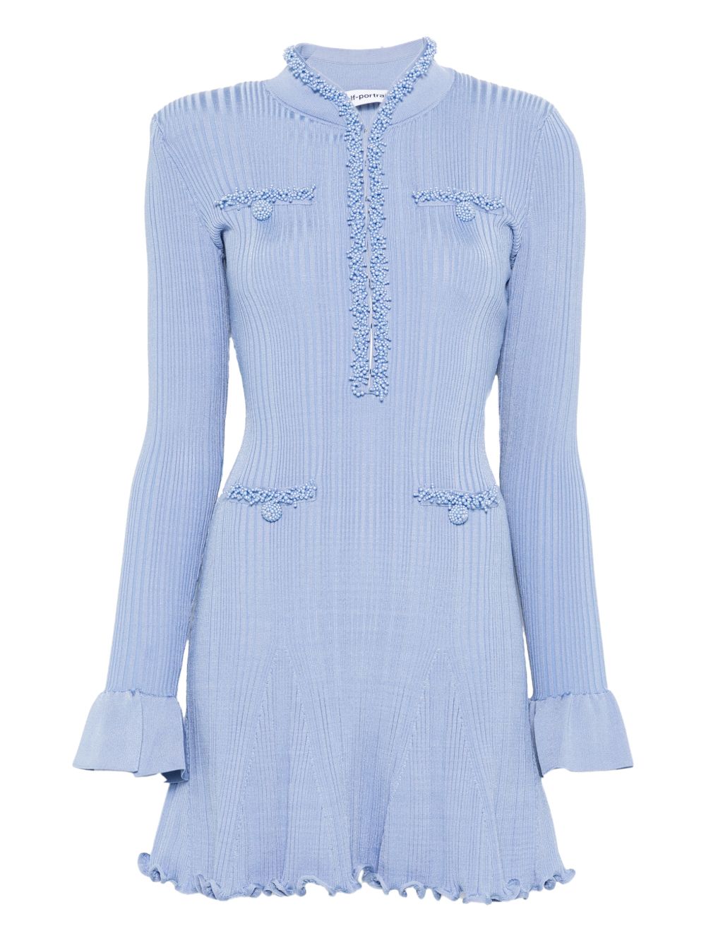 Self-Portrait Dresses Azzurro