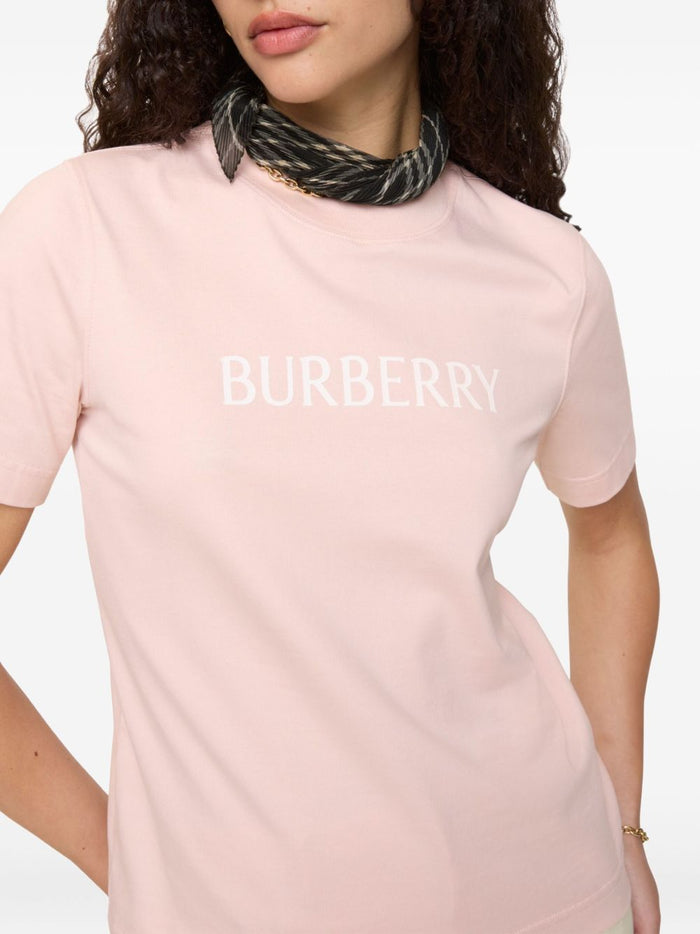 Burberry T-shirts and Polos Lilac Cotton