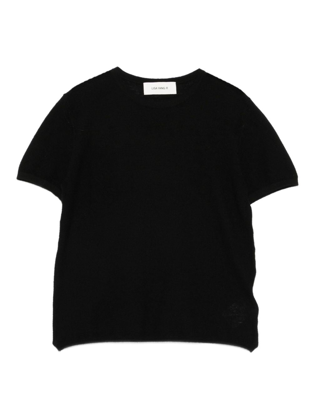 LISA YANG T-shirts and Polos Black Cashmere