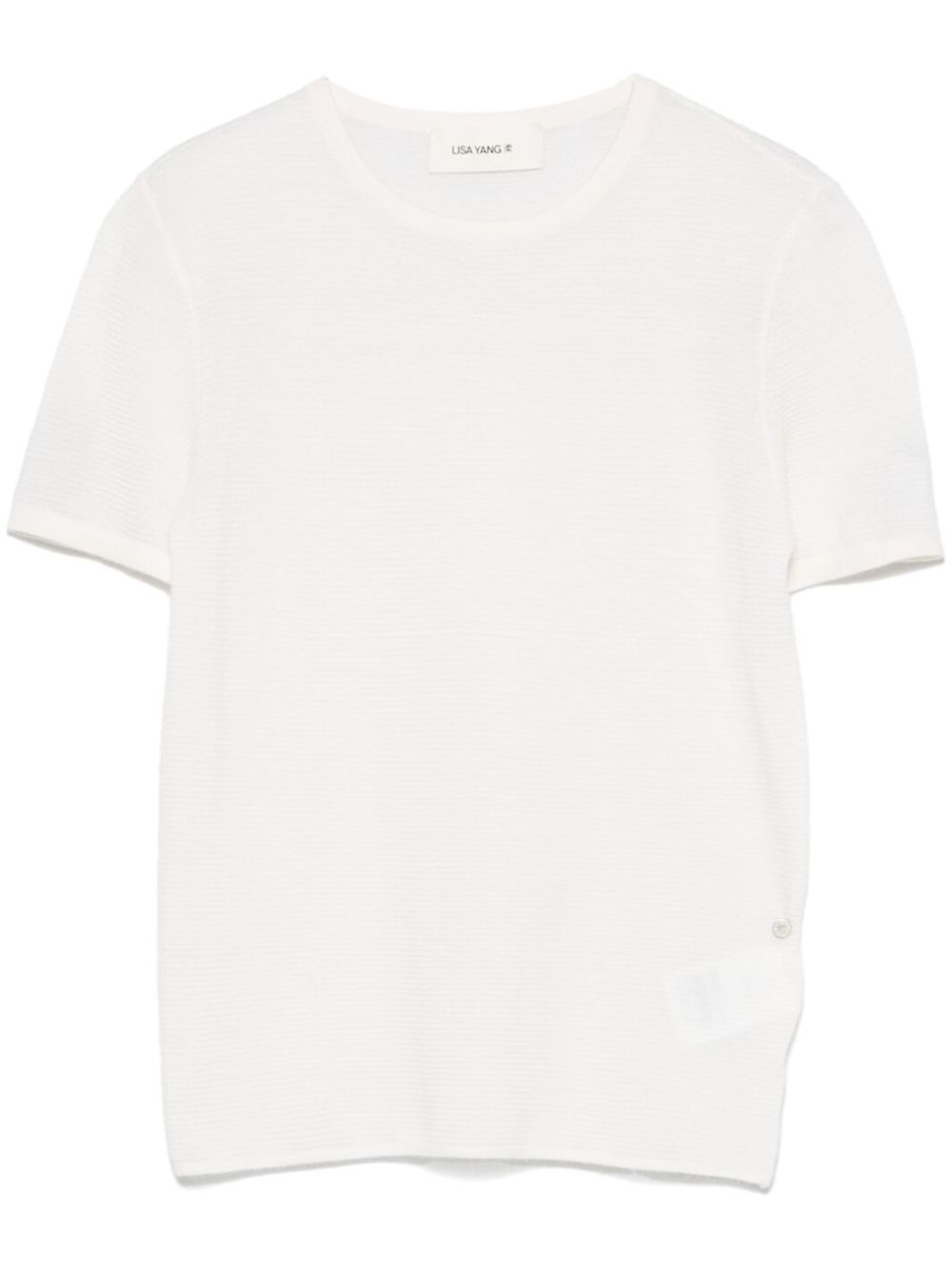 LISA YANG T-shirts and Polos Ivory Cashmere