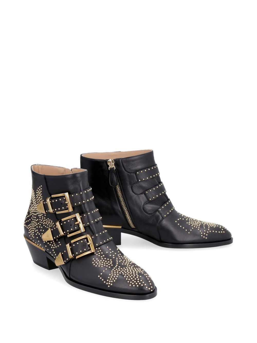 Chloè Boots Black Calf Leather