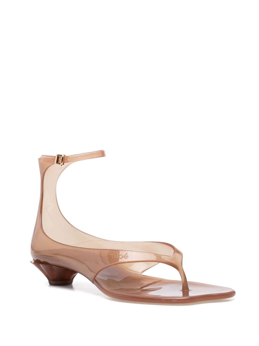 Chloè Sandals Beige Thermoplastic Polyurethane