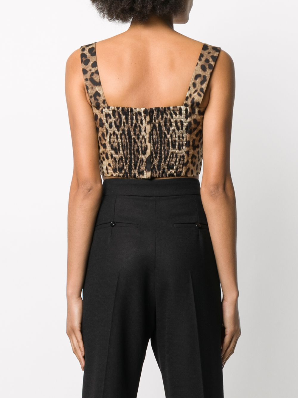 Dolce & Gabbana Top Brown Outer: Cotton