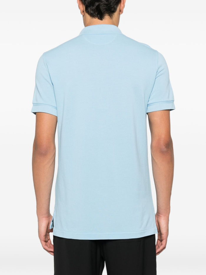 Tom Ford T-shirts and Polos Clear Blue Lyocell - Cotton
