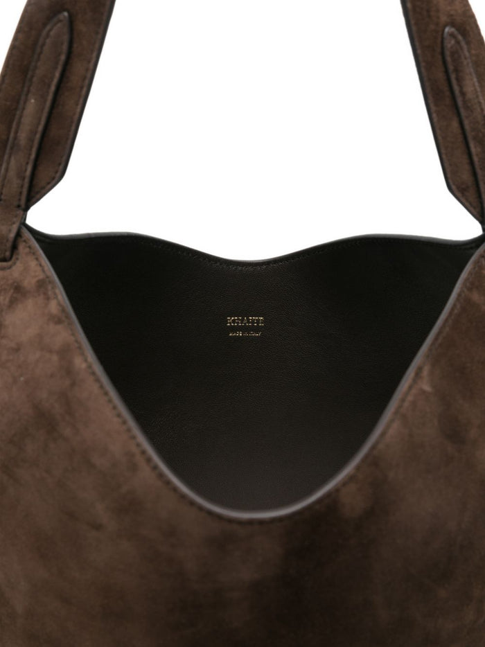 Khaite Bags Marrone Scuro Calf Suede