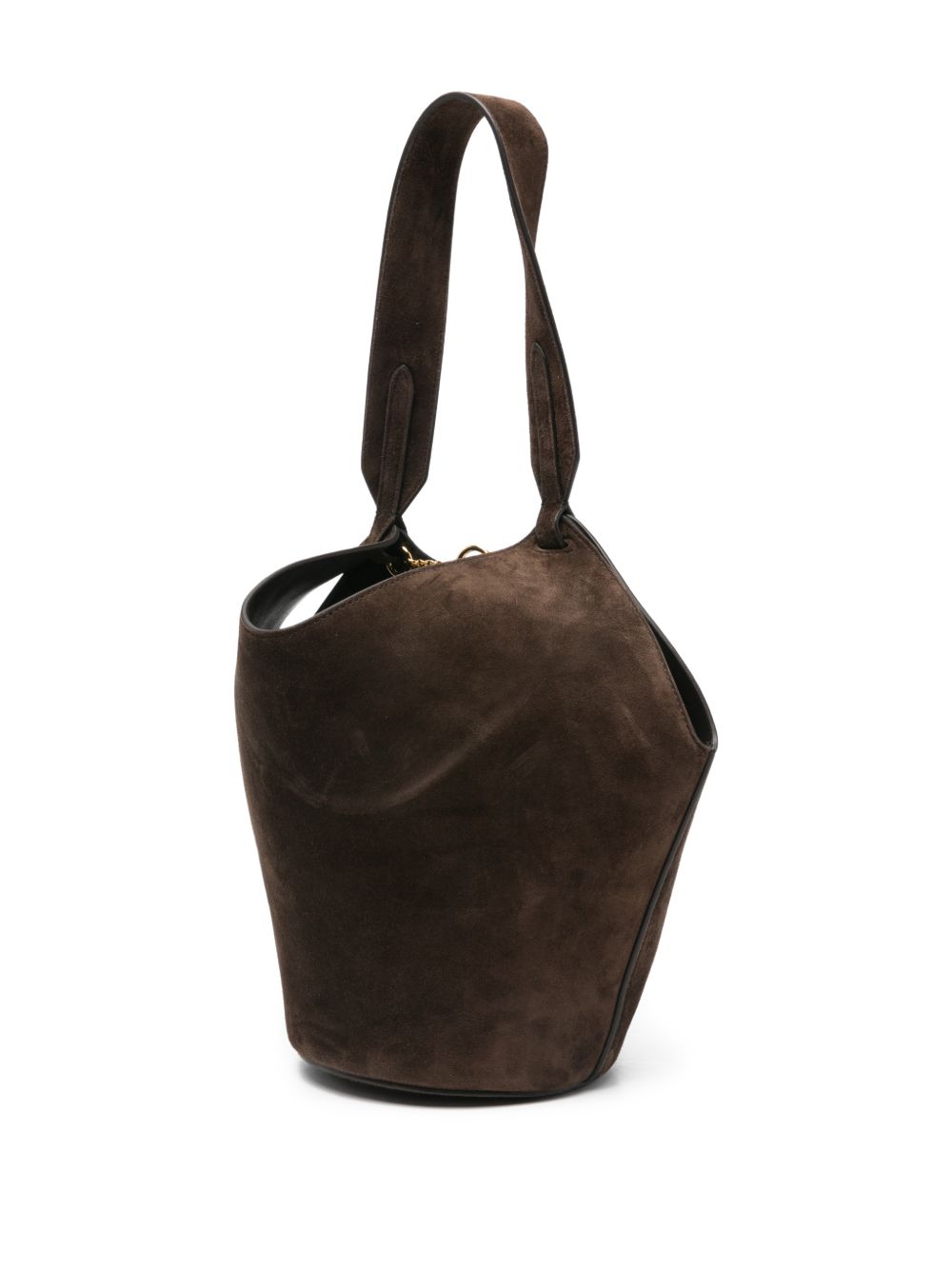 Khaite Bags Marrone Scuro Calf Suede