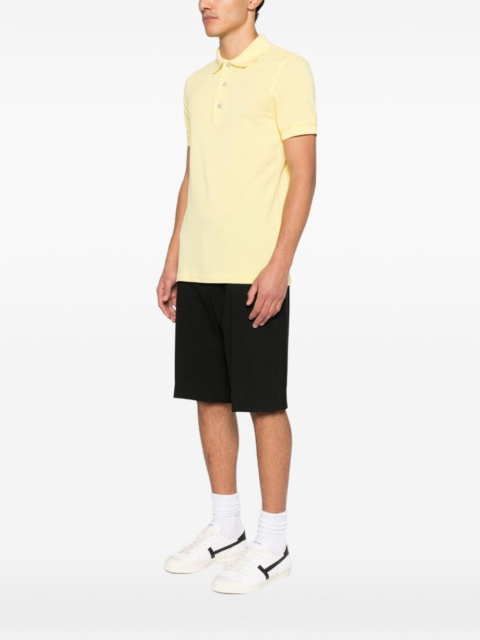 Tom Ford T-shirts and Polos Yellow Lyocell - Cotton