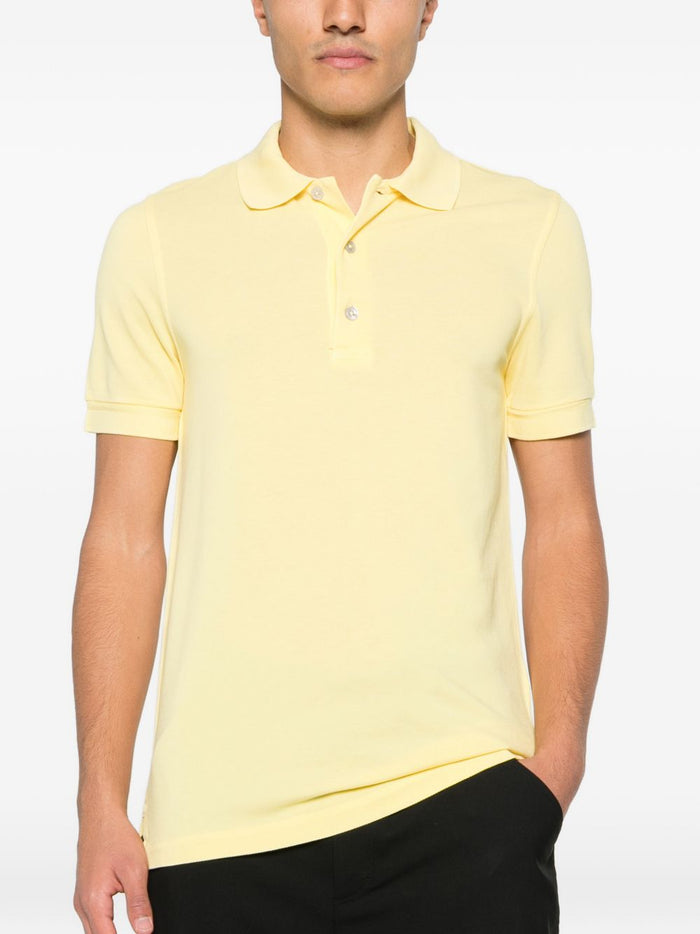 Tom Ford T-shirts and Polos Yellow Lyocell - Cotton