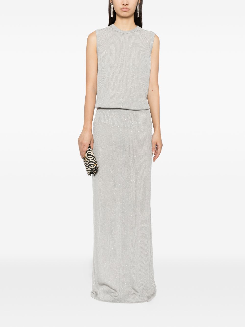 Tom Ford Top Silver Viscose