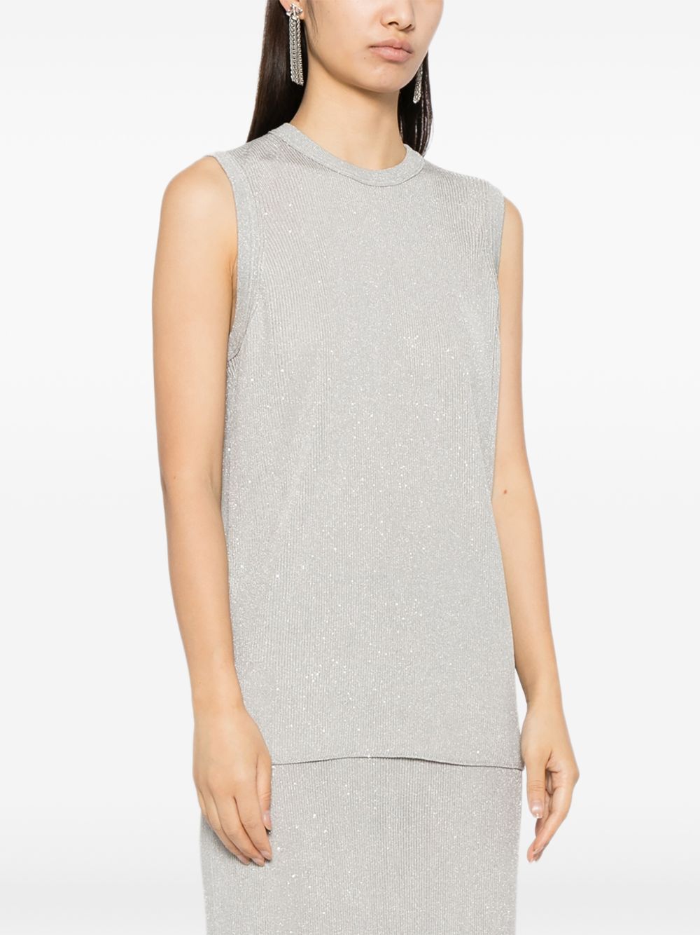 Tom Ford Top Silver Viscose