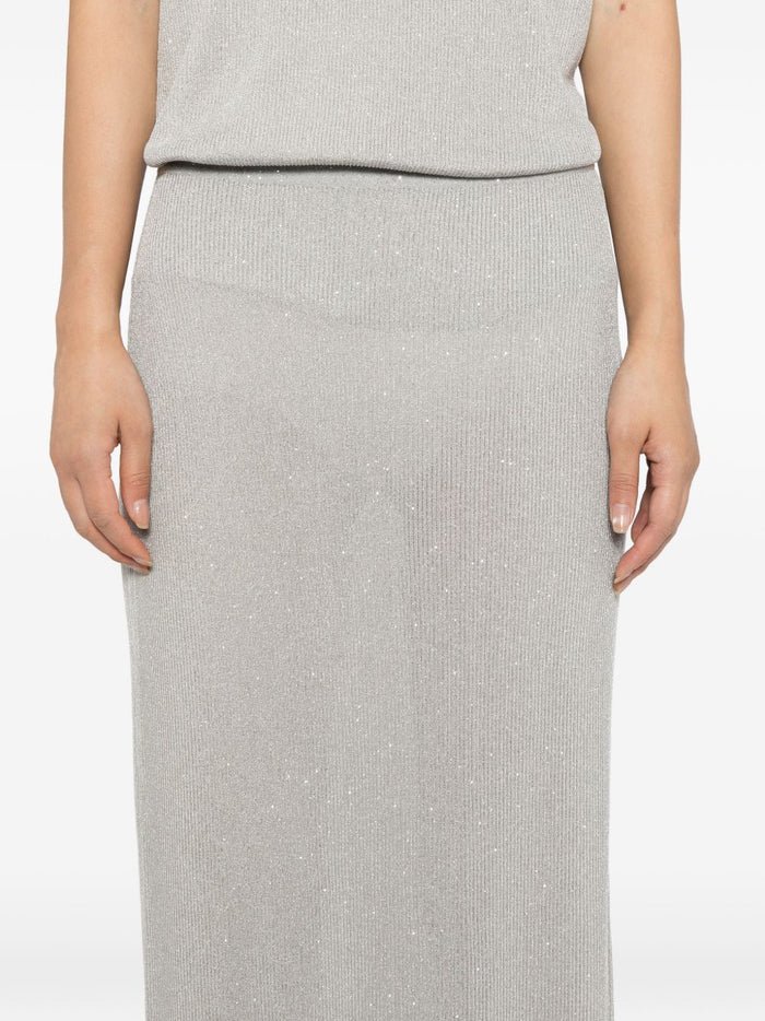 Tom Ford Skirts Silver Viscose