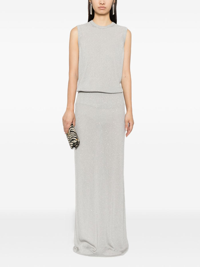 Tom Ford Skirts Silver Viscose