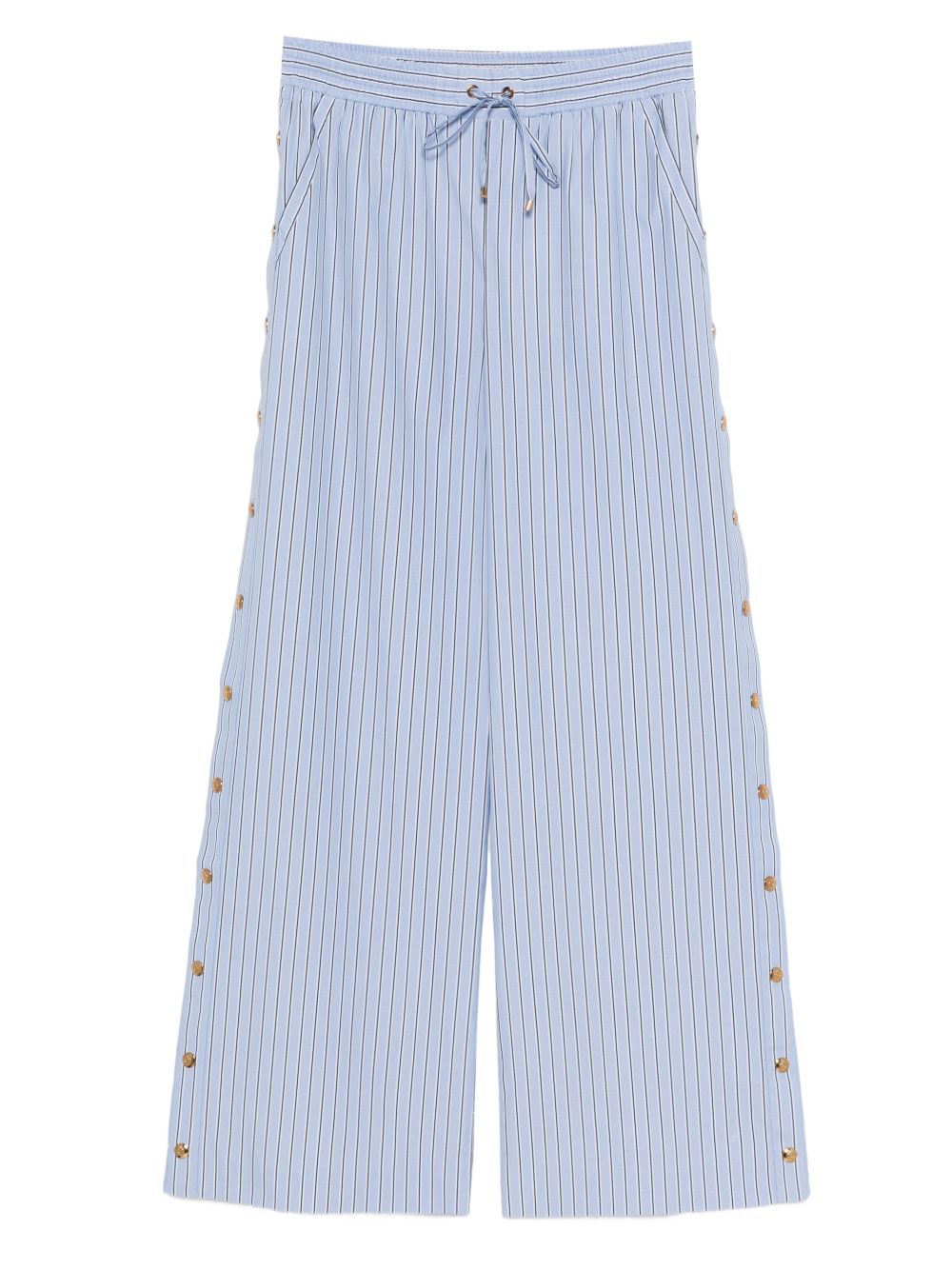 Zimmermann Trousers Clear Blue Polyester Cotton