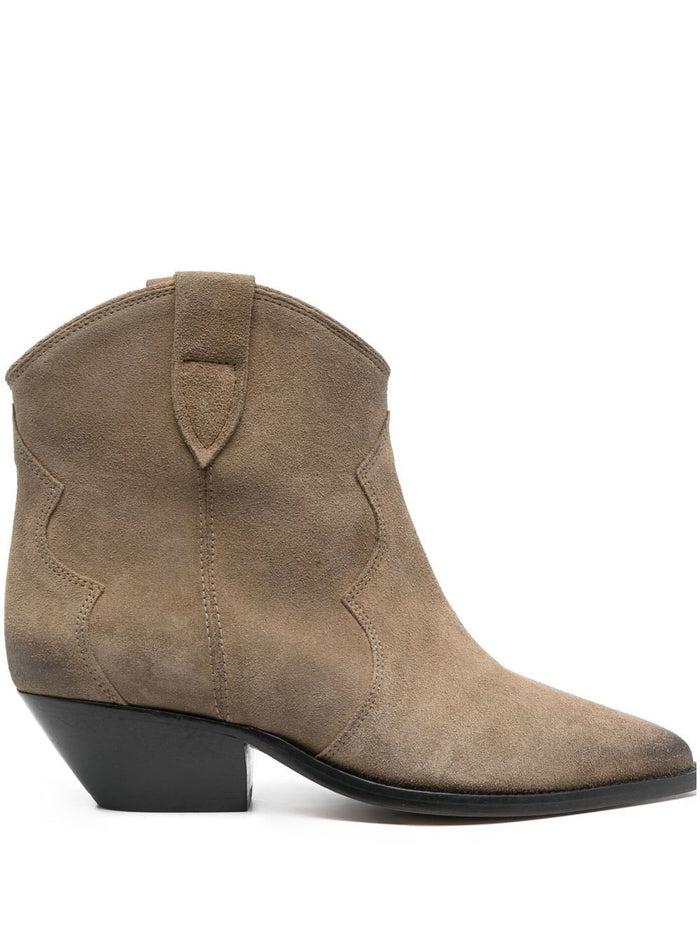 Isabel Marant Boots Dove Grey Cow Leather