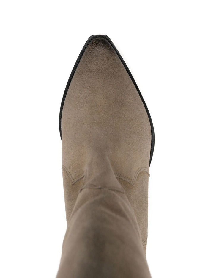 Isabel Marant Boots Dove Grey Calf Leather