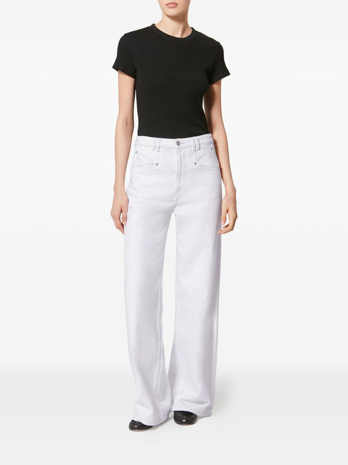 Isabel Marant Jeans White Cotton