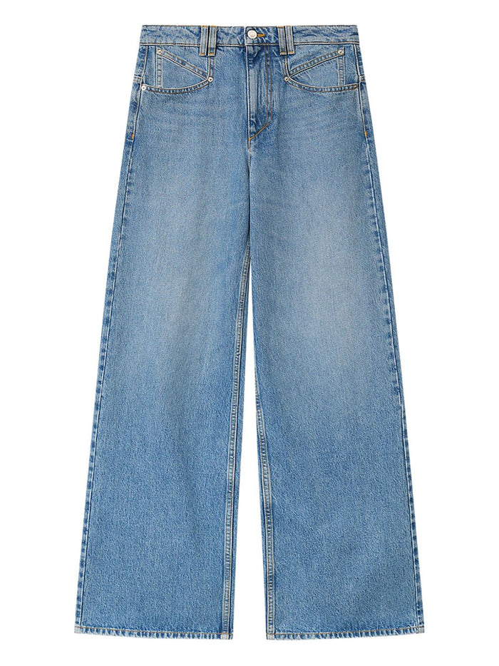 Isabel Marant Jeans Clear Blue Cotton
