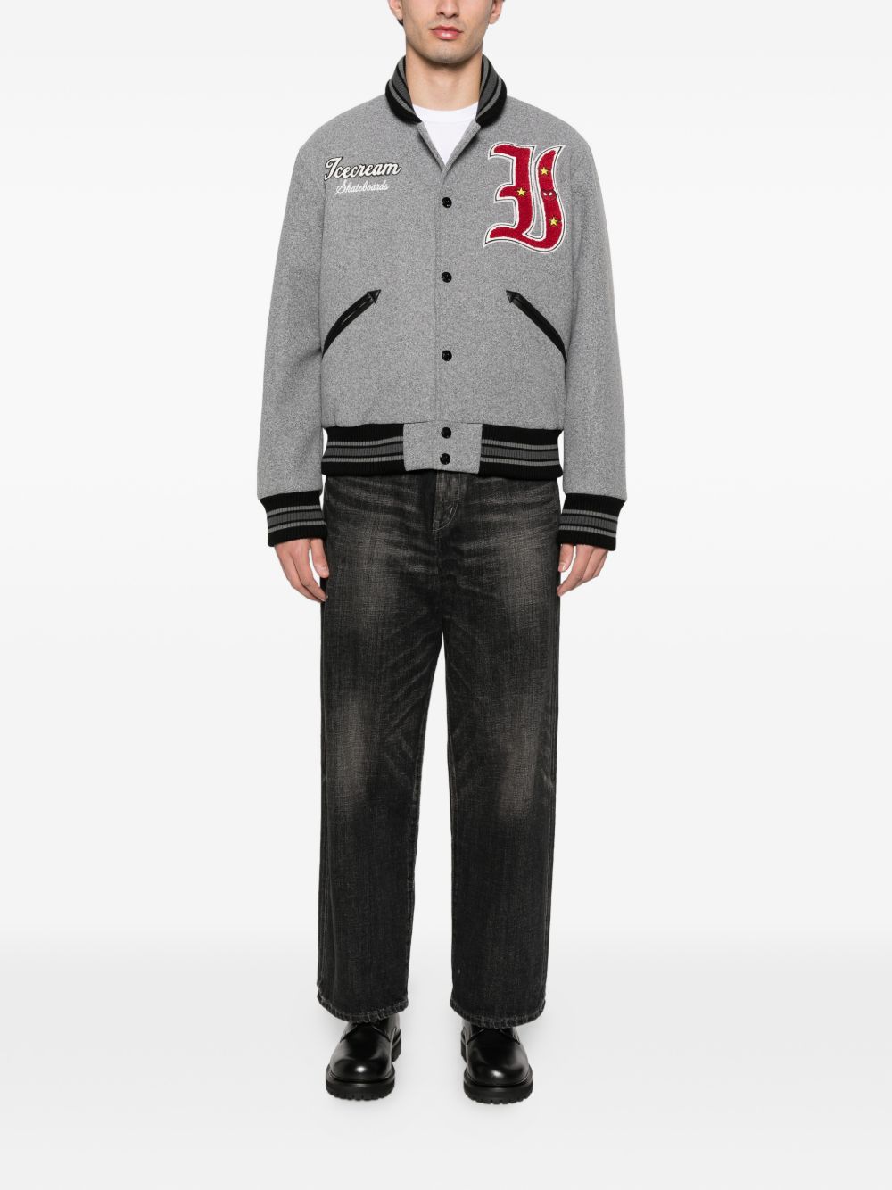 ICECREAM Coats Grey Outer: Polyester