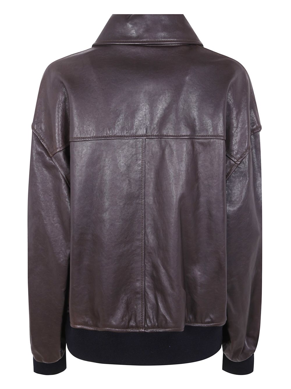 Khaite Jackets Brown Lambskin