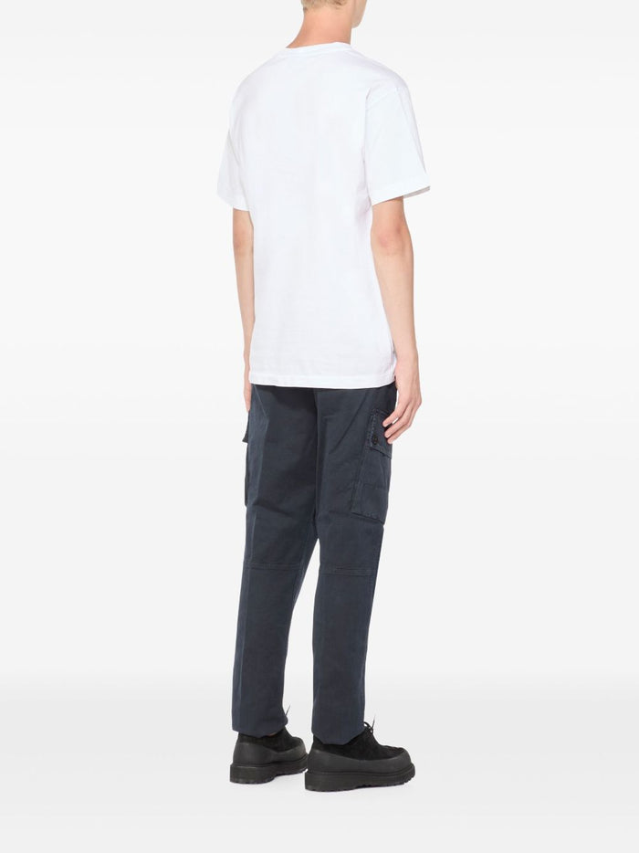 Stone Island T-shirts and Polos White Cotone