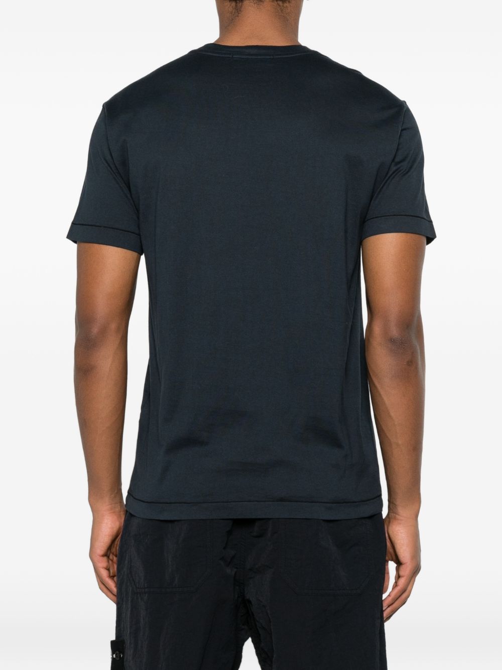 Stone Island T-Shirts And Polos Blue Cotone