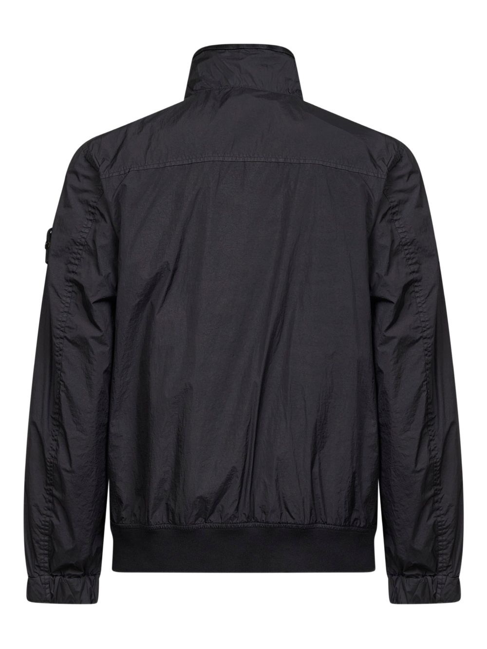 Stone Island Jackets Black Resina Poliuretanica